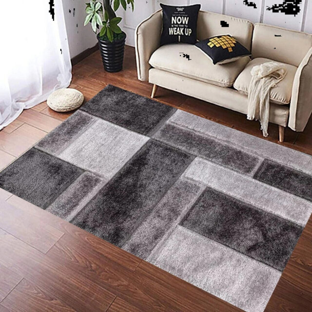 New Large Shaggy Area Rugs Hallway Living Room Bedroom Carpet Floor Mats