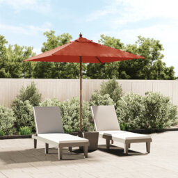 Balgobin Garden Parasol with Wooden Pole 198x198x231 cm