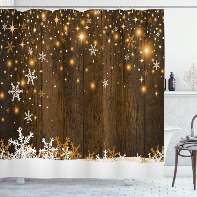 Bernet Polyester Shower Curtain Set