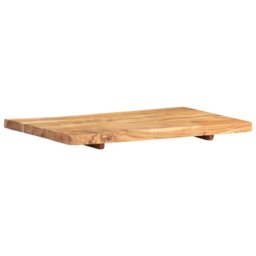 Bathroom Vanity Top Solid Acacia Wood 80x52x3.8 cm