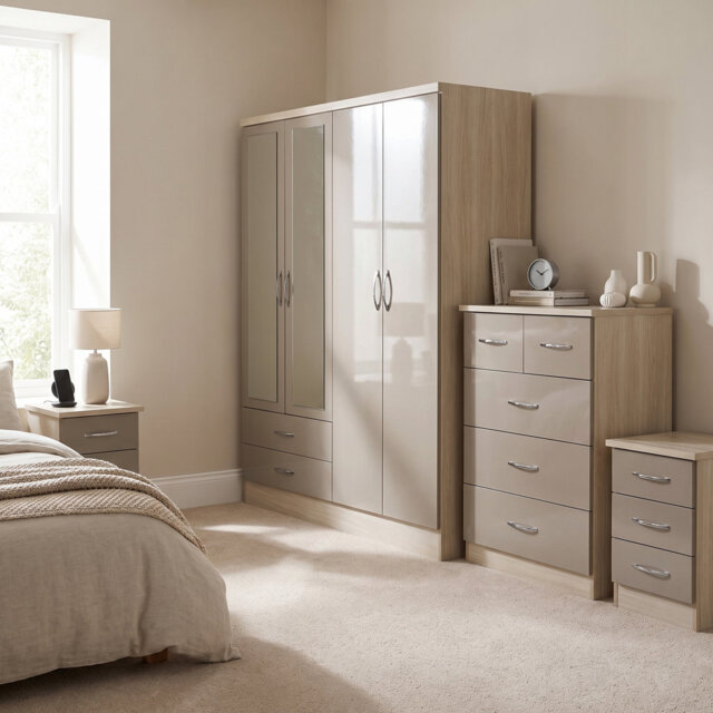 Cascio 4 Piece Bedroom Set