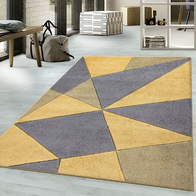 Geometric Large Area Rug for Living Room, Bedroom Carpet, Hallway Runner & Kitchen Floor Mat