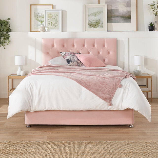Opie Upholstered Bed with Mattress