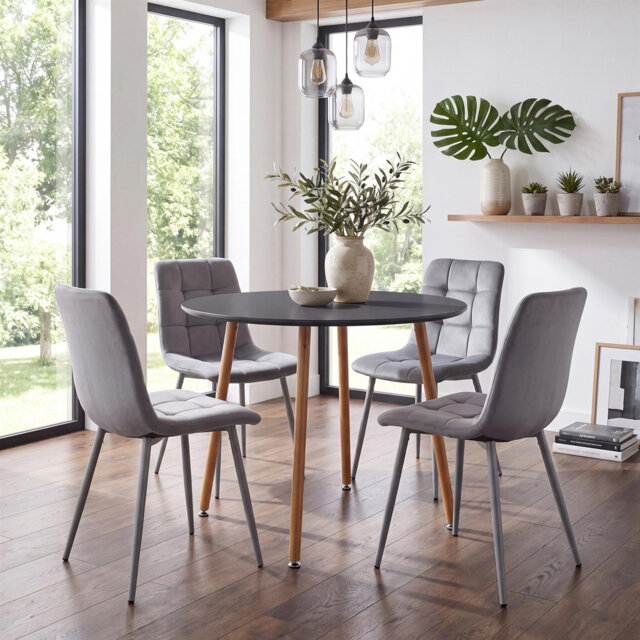 Gordin 4 - Person Dining Set