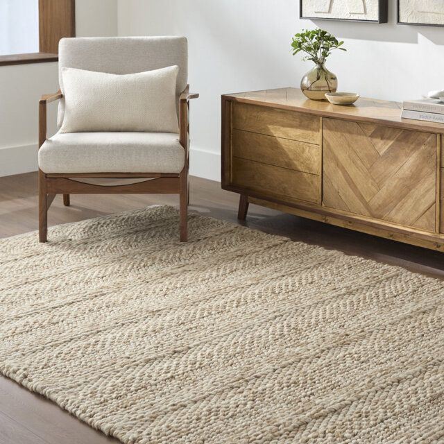 Moroccan Wool Hand Woven Area Rug