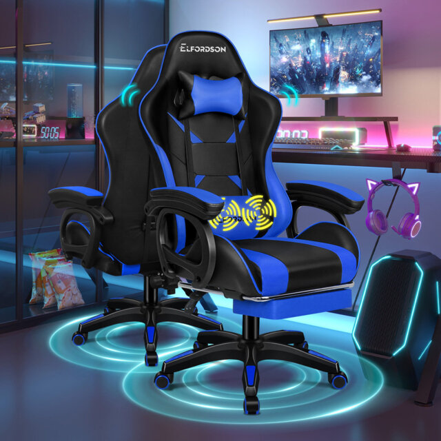 Gaming Chair with Headrest