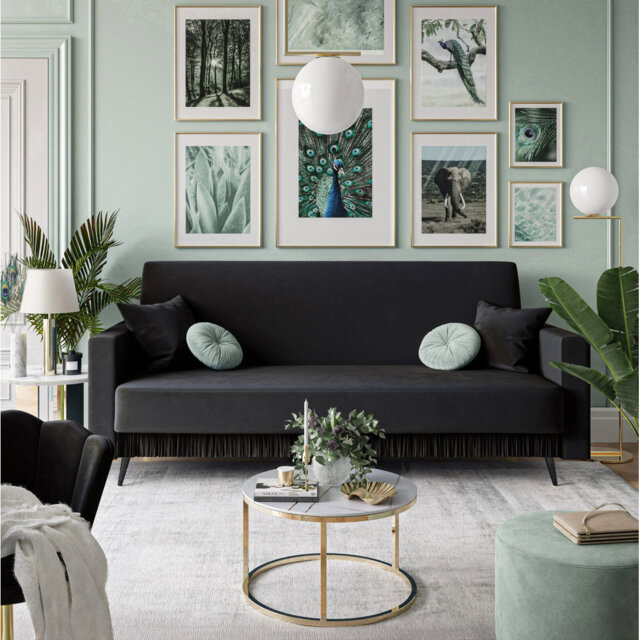 Senduk 3 Seater Velvet Sofa