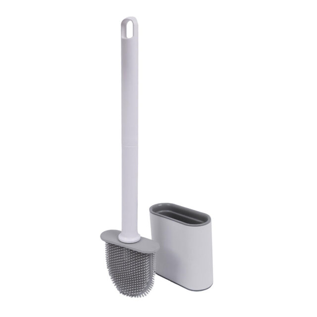 Harbour Housewares - Wall-Mounted Toilet Brush & Holder