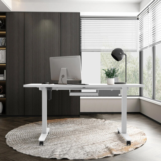 Antlia 120cm W Height Adjustable T-Shaped Standing Desk