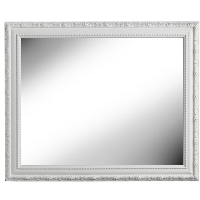 Wood Flat Wall Mirror