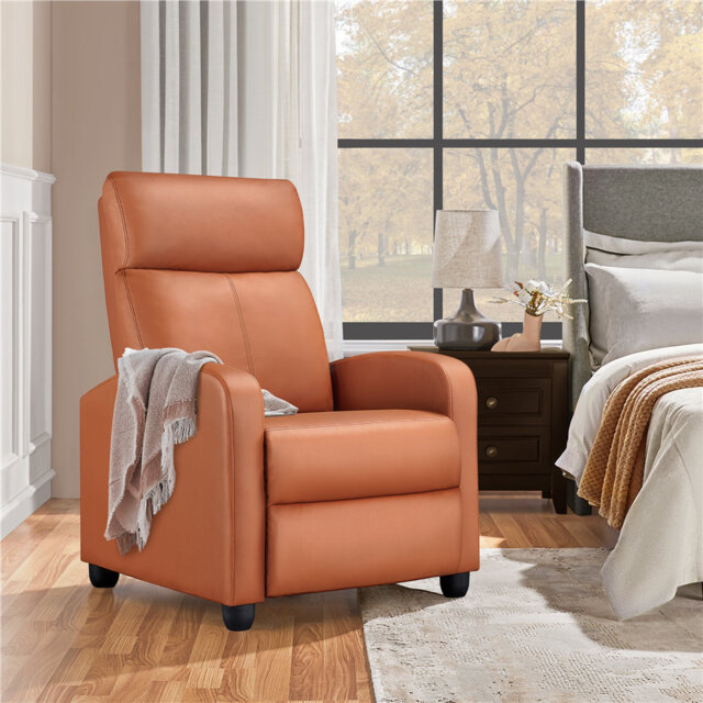 Manual Glider Recliner Armchair  with 3 Relaxation Modes