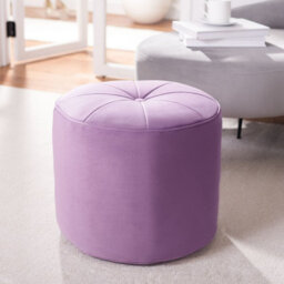 Kees 53.34Cm Velvet Tufted Round Pouffe Ottoman