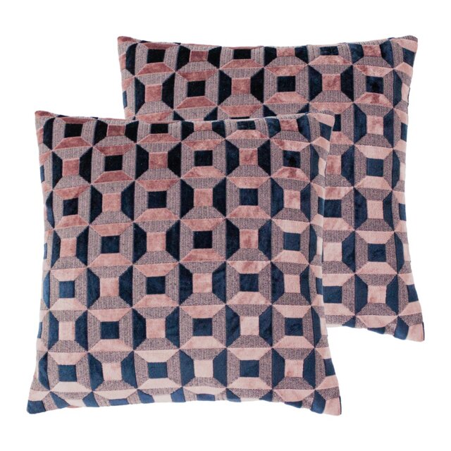 Geometric Square Cushion