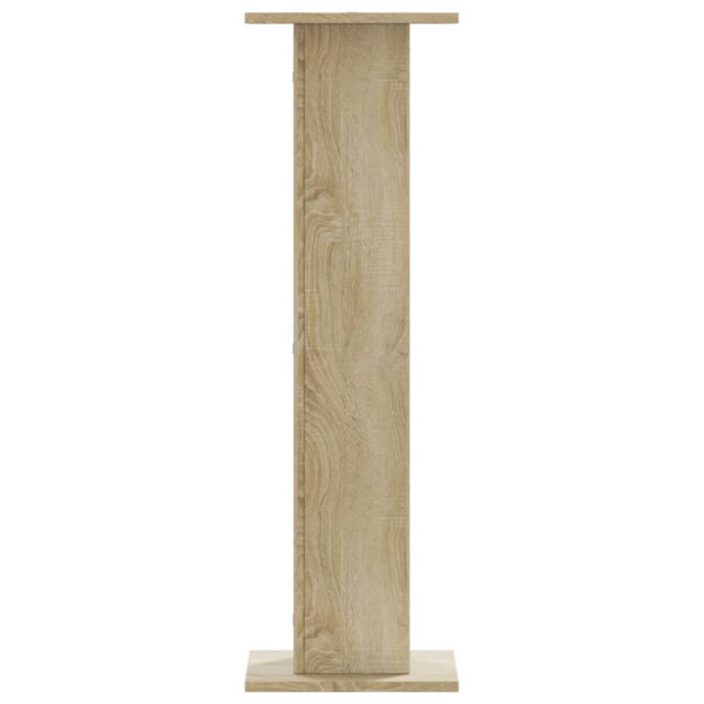 Speaker Stands Living Room Speaker Floor Stand 2 Pcs Engineered Wood