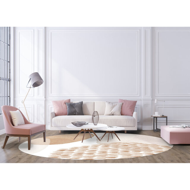 Vinyl Floor Mat for Home, modern style, non-slip PVC, Nika 133x200 cm
