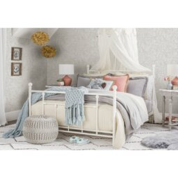 Eastford Metal Bed Frame with Vintage Headboard