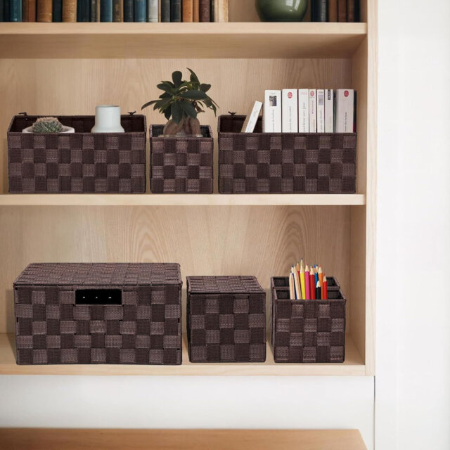 Ebern Designs Wicker Decorative Basket