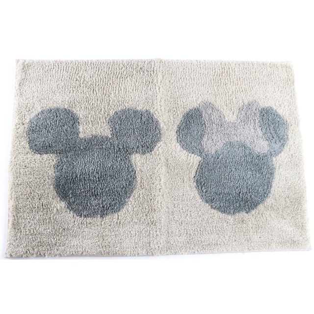 Disney Mickey and  Soft Non-Slip Bath Mat - 51 x 77 cm Plush Rug for Bathroom