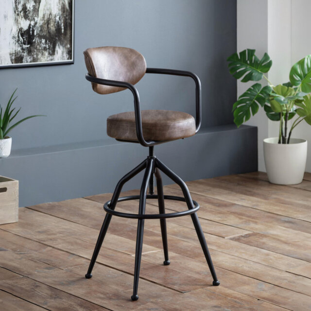 Boyden Swivel Bar Stool