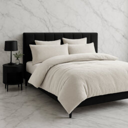 No Pattern Duvet Cover Set with Pillowcases Included