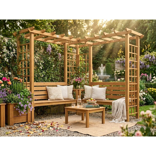 gazebo arbour bench sale