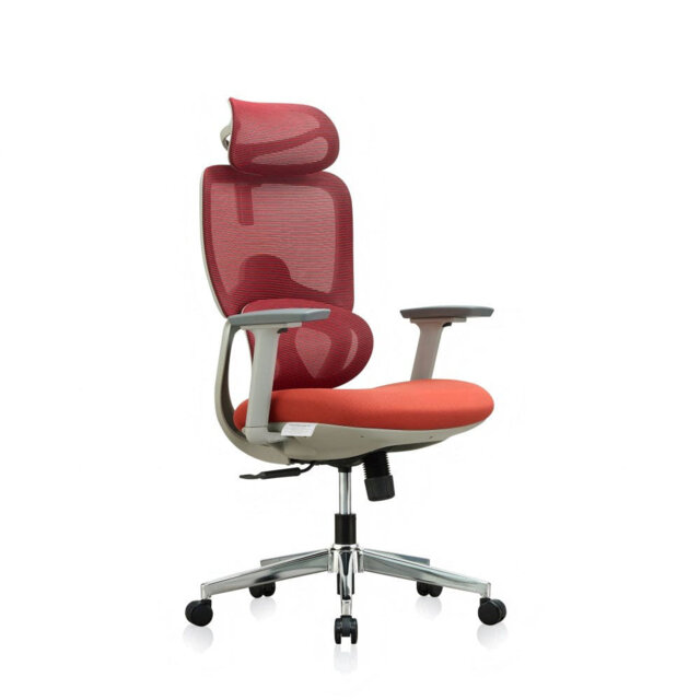 Polyester Office Chair with Headrest
