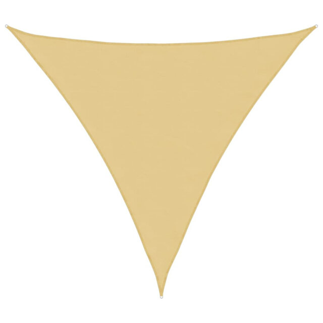 Cafiero 100% Polyester Oxford 3.6m x 3.6m x 3.6m Triangle Shade Sail