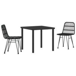 Square 3 - Piece 2 - Person 80Cm L Outdoor Dining Set