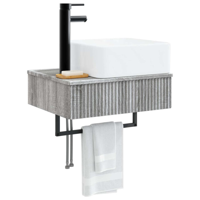 Single Bathroom Vanity with Ceramic Basin
