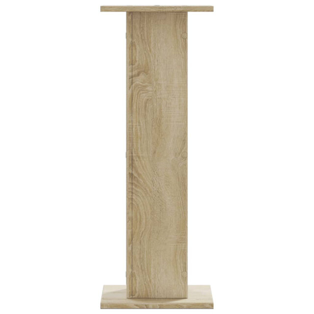 Speaker Stands Living Room Speaker Floor Stand 2 Pcs Engineered Wood