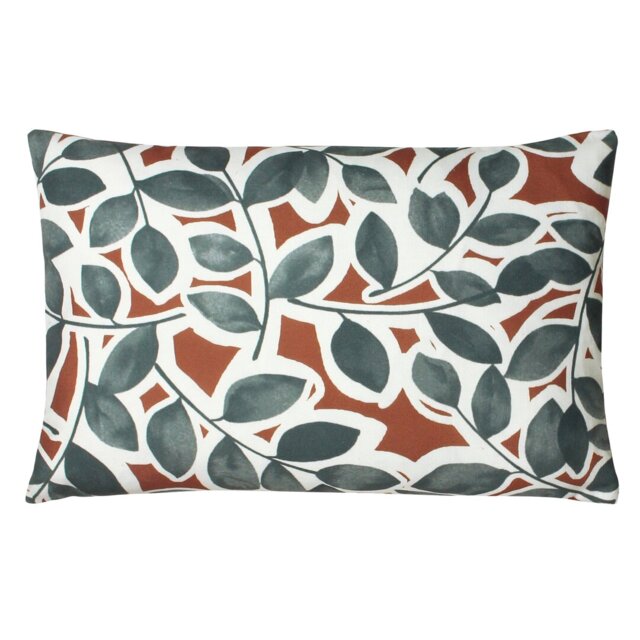 Feathers Floral Lumbar Cushion with filling