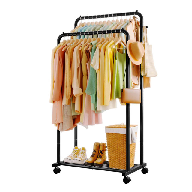 Bonville 83cm Rolling Clothing Rack