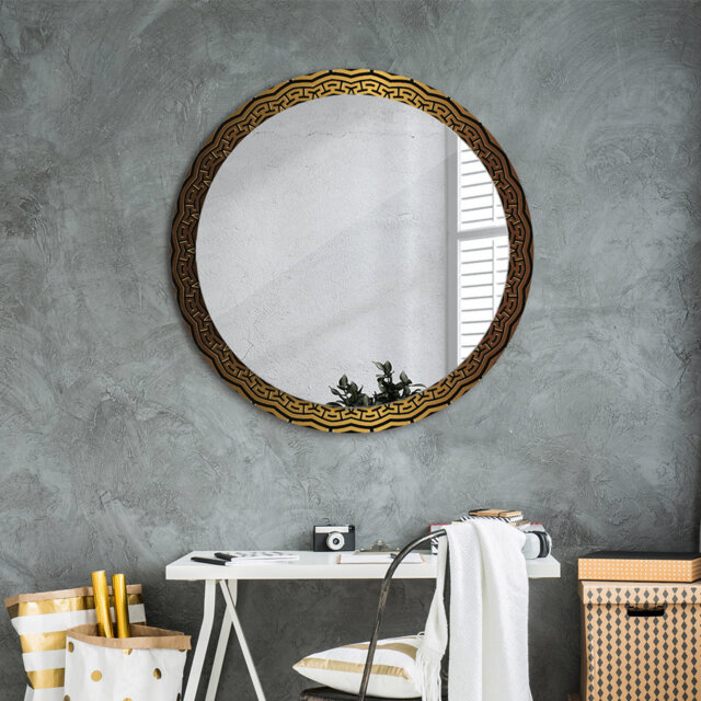 Huldar Glass Flat Wall Mirror
