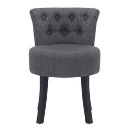 Modern Upholstered Buttoned Stool for Dressing Table