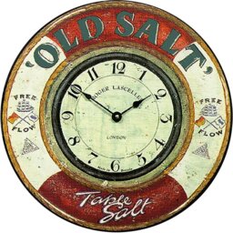 Old Salt' Nautical Wall Clock - 36cm