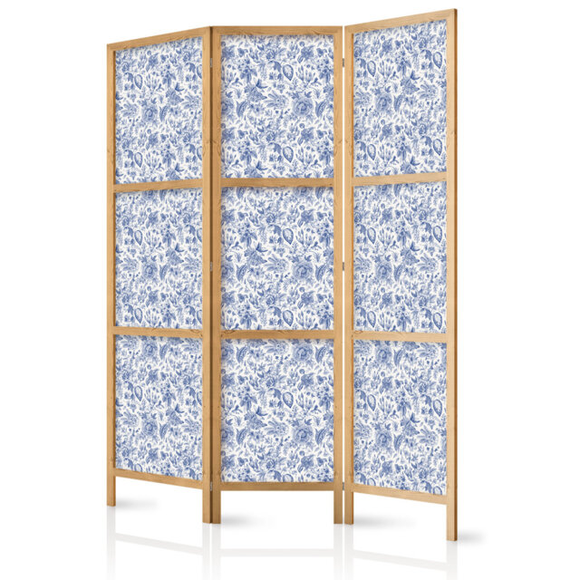 171cm H Solid Wood Folding Room Divider