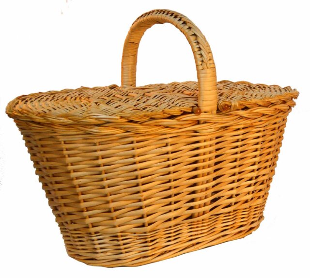 August Grove Wicker Decorative Basket