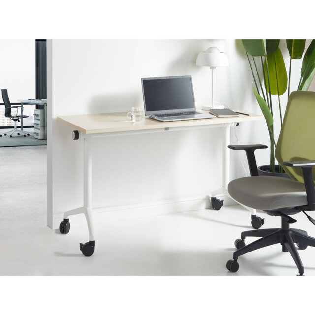 Yawen Metal Base Writing Desk