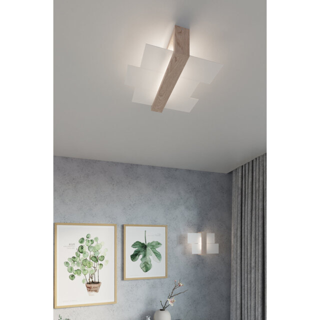 Karragullen Frosted Glass Flush Mount