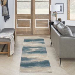 Maxell Abstract BlueBrown Area Rug