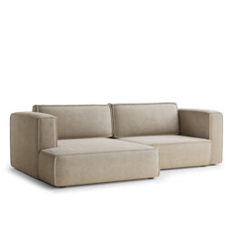 Four-Seater Corner Sofa With Bed Function