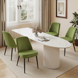 49Cm H Modern Velvet Upholstered Dining Chair for Kitchen/Dining Room