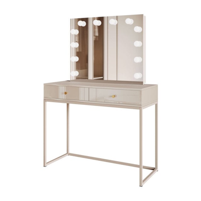 BLANCO Elite Dressing Table – Kashmir, with Mirror and LED