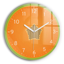 Glass Wall Clock