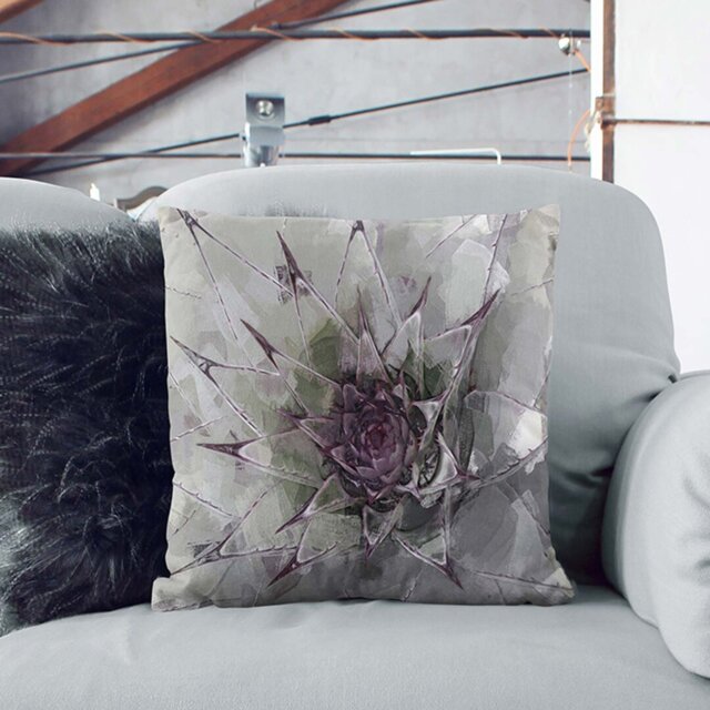 Succulent Cushion with Filling