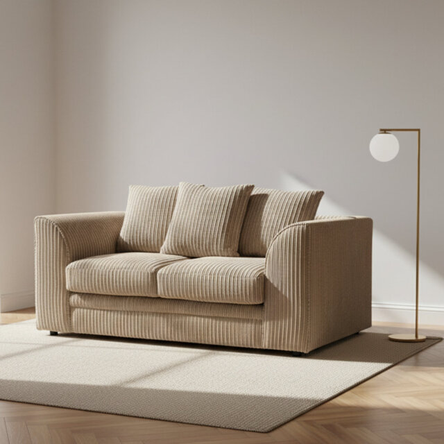 2 Seater Corduroy Sofa