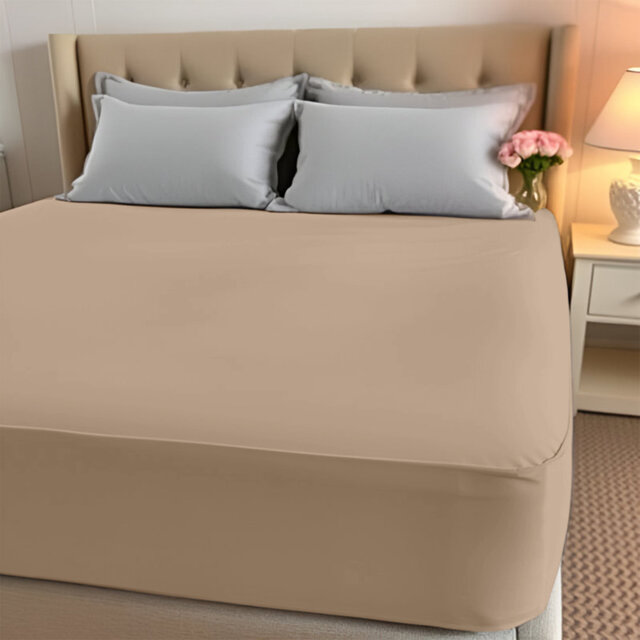 Paul's Microfibre Super Soft Brushed Deep Fitted Bed Sheet