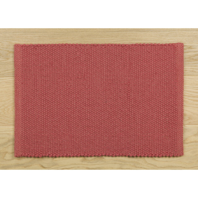 Handmade Wool Dark Pink Rug
