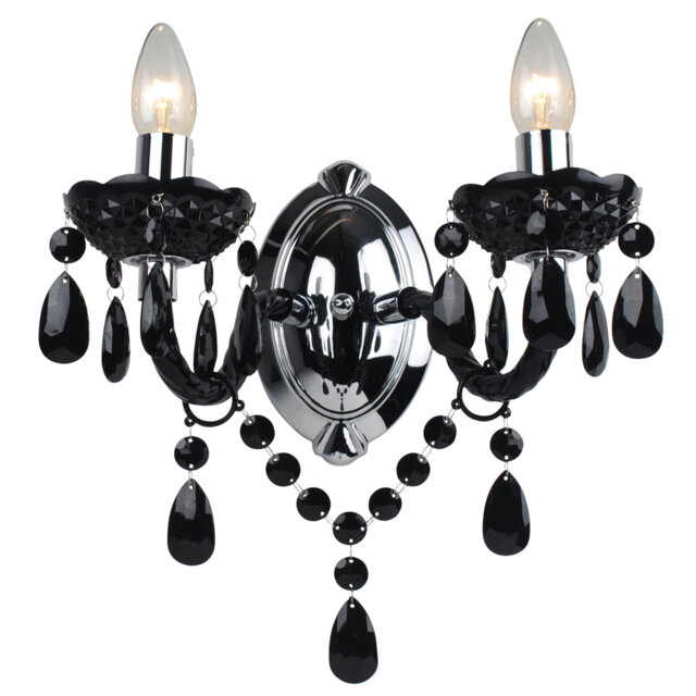 Xan Plastic Candle Wall Light