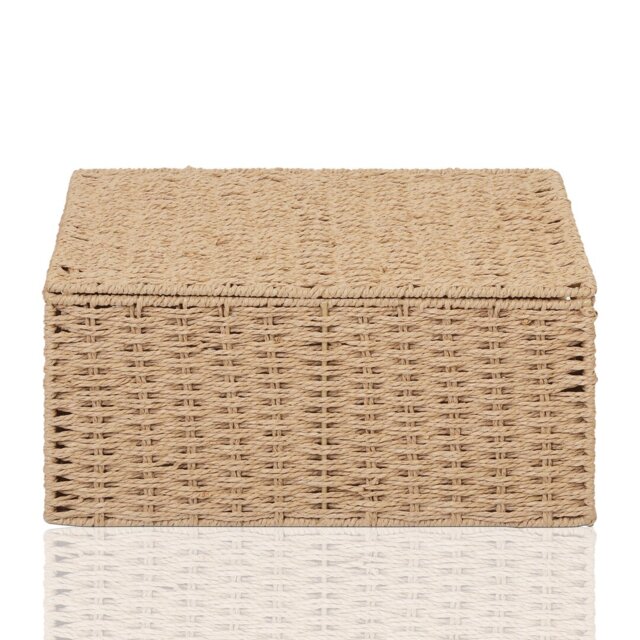 Highland Dunes Amettes Wicker Decorative Basket